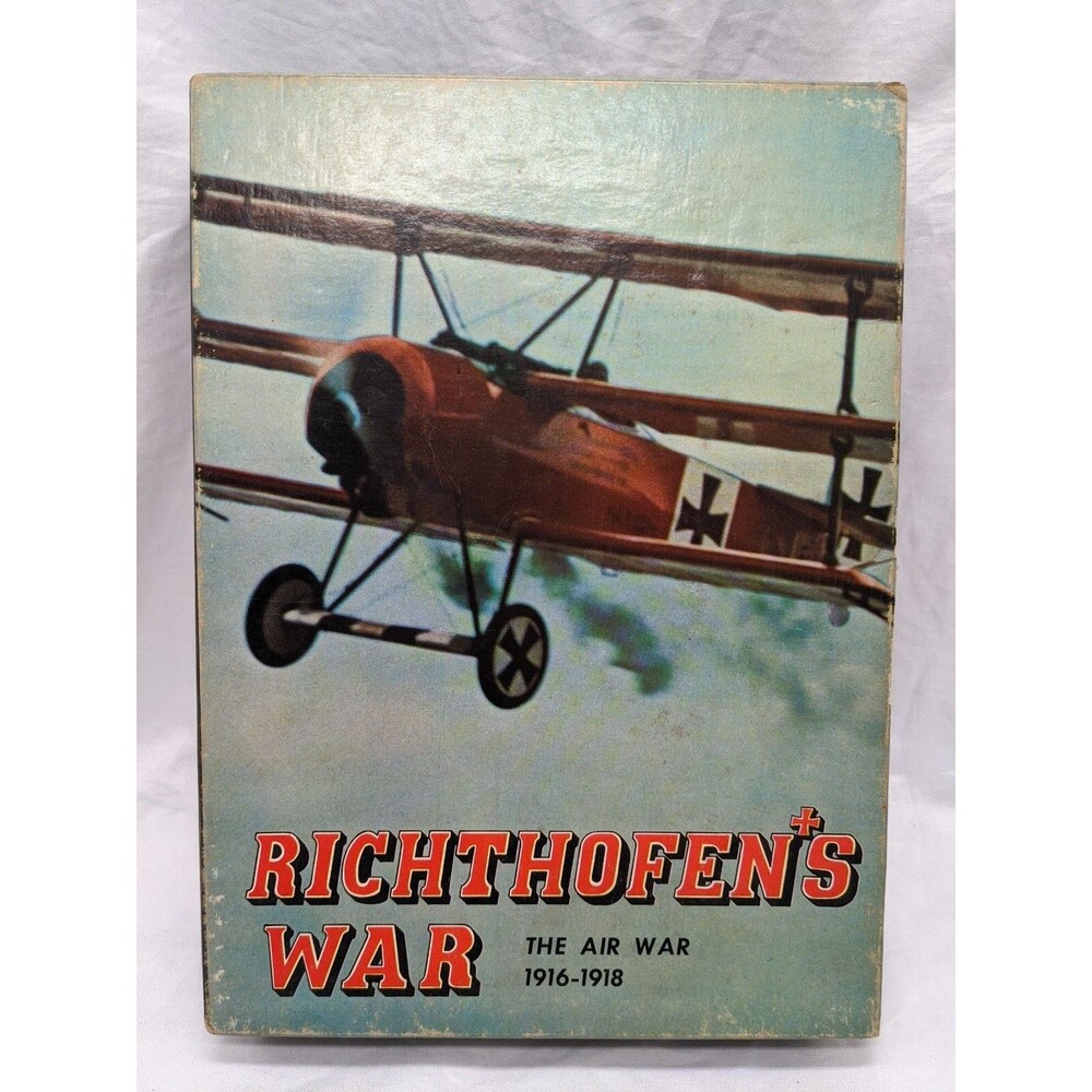 Vintage Avalon Hill Richthofens War The Air War 1916-1918 Bookcase Board Game